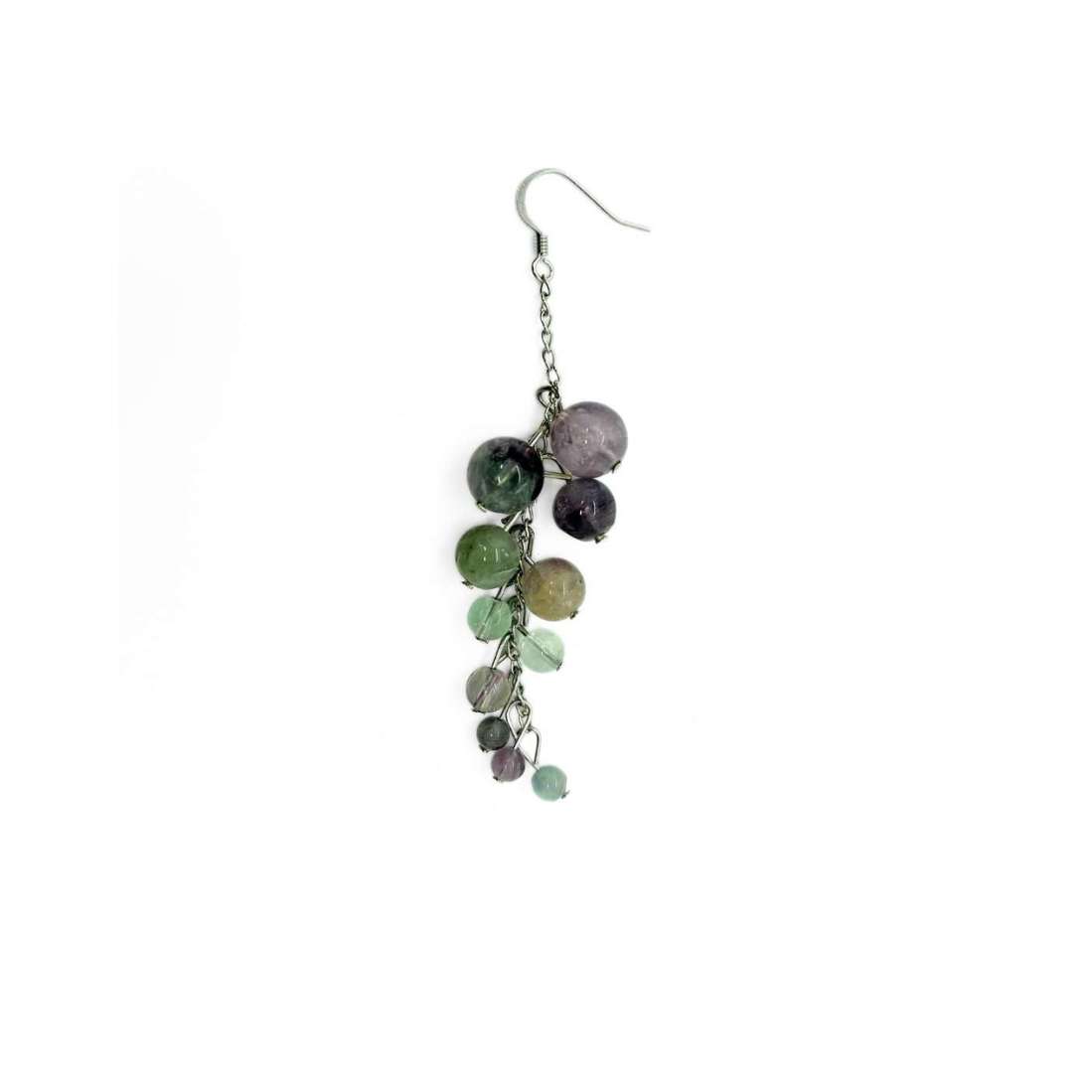 Boucle d'oreille Fluorine
