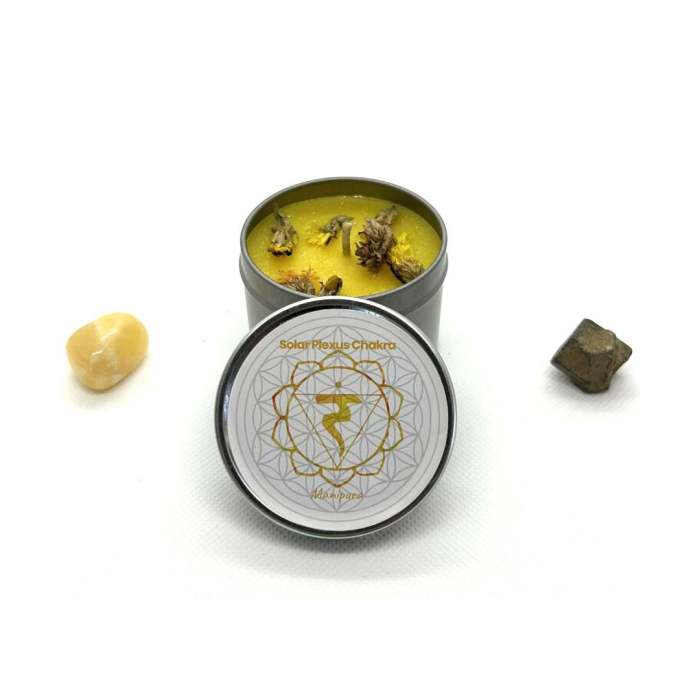 Bougie Parfumée Naturelle Chakra Plexus solaire